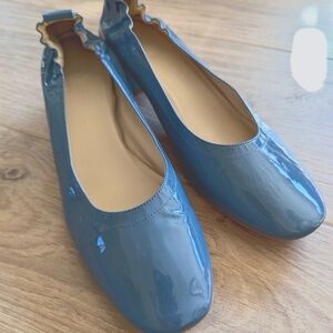 Everlane Day Heels dusty blue
